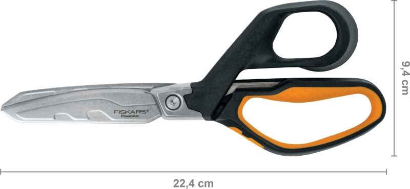Ножницы для тяжелых работ 224 мм FISKARS PowerArc (1027204) - Фото 6