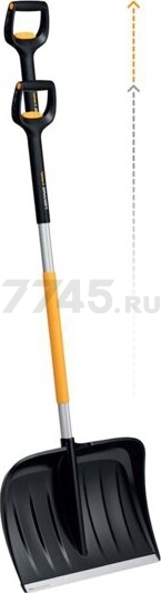 Лопата снеговая пластмассовая телескопическая FISKARS X-series (1057189) - Фото 5