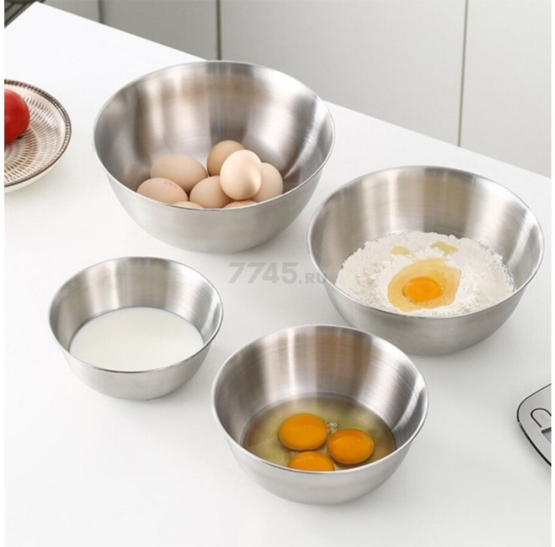 Миска из нержавеющей стали 18.5 см PERFECTO LINEA Chef с мерной шкалой (24-018592) - Фото 9