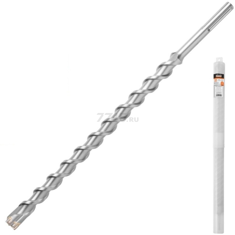 Бур (сверло) SDS-max GEPARD 22х400х540 мм Quadro-X (GP1122-540)