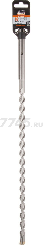 Бур (сверло) SDS-max GEPARD 16х400х540 мм Quadro-X (GP1116-540)
