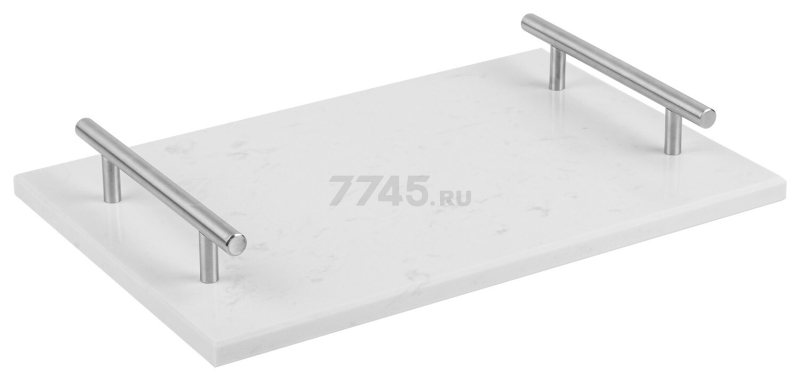 Блюдо из мрамора с ручками PERFECTO LINEA 30х20 см (28-325225) - Фото 3