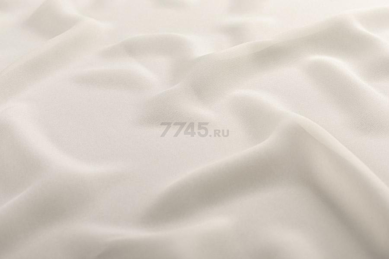 Тюль LEGRAND Вуаль шелк с утяжелителем 200х260 см молочный - Фото 3