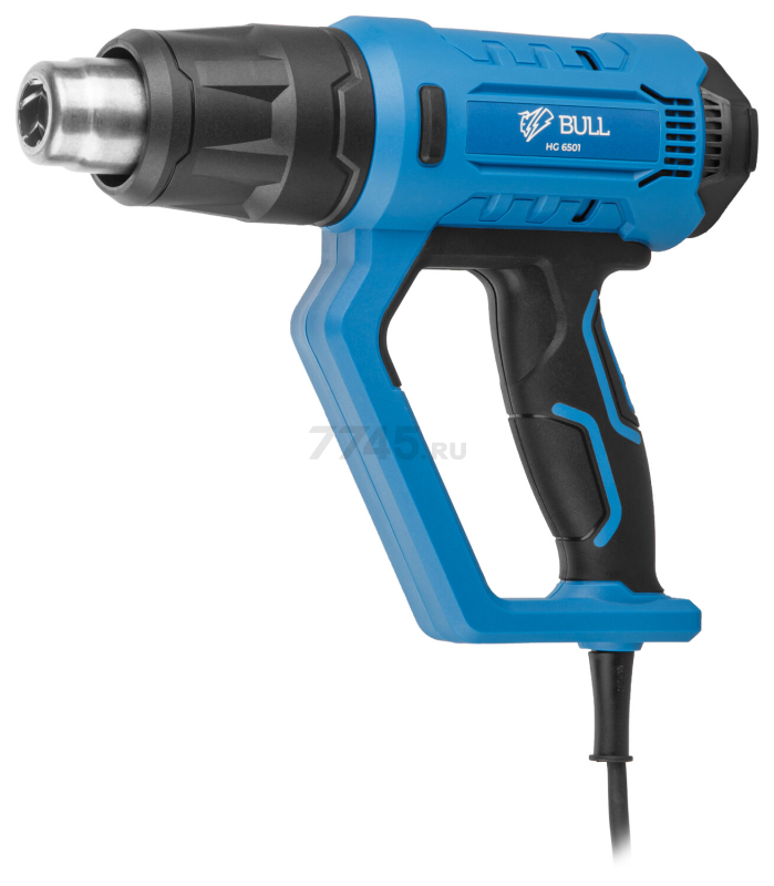 Фен строительный (термовоздуходувка) BULL HG 6501 (0326218) - Фото 10
