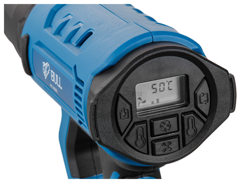 Фен строительный (термовоздуходувка) BULL HG 6501 (0326218) - Фото 12