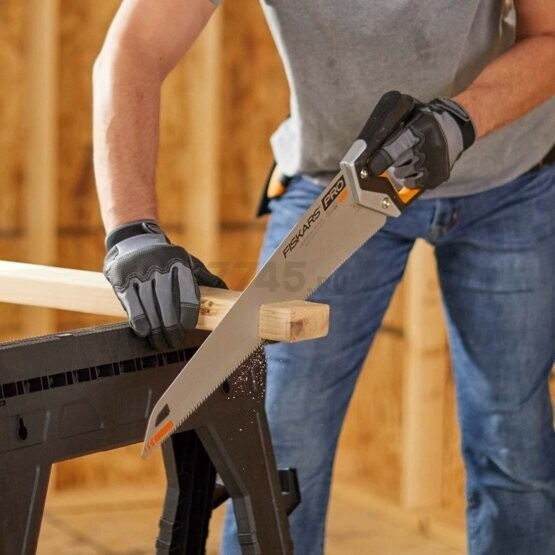 Ножовка по дереву 550 мм FISKARS PowerTooth (1062917) - Фото 7