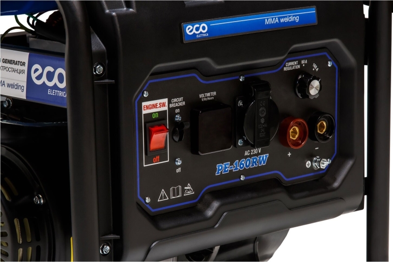 Генератор сварочный бензиновый ECO PE-160RW (EC1564-0) - Фото 14