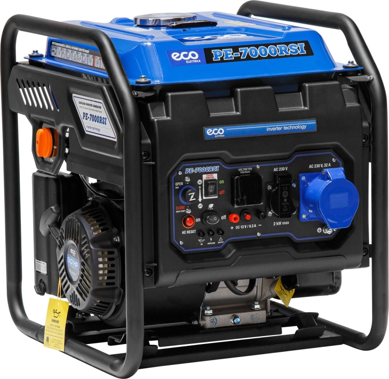 Генератор инверторный бензиновый ECO PE-7000RSI (EC1563-9) - Фото 6