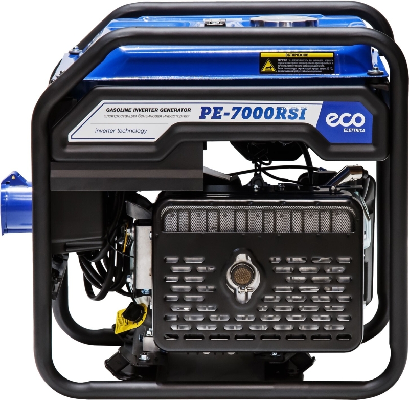 Генератор инверторный бензиновый ECO PE-7000RSI (EC1563-9) - Фото 9