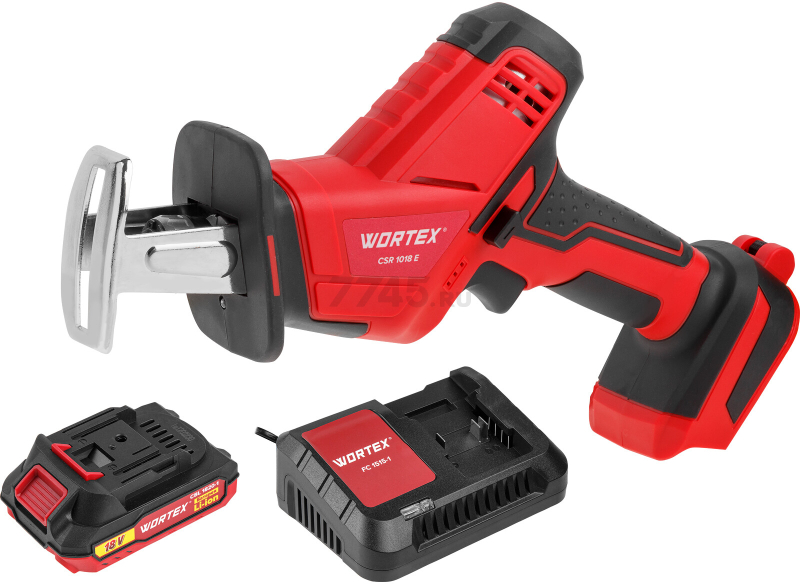 Пила сабельная аккумуляторная WORTEX CSR 1018 E XLT SET (0329278) - Фото 8