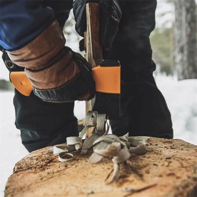 Набор инструмента (топор туристический X5 + нож + пила SW73) FISKARS (1057912) - Фото 20