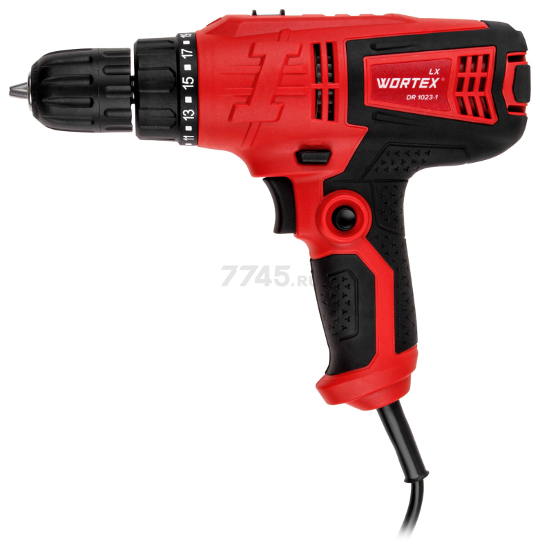 Дрель-шуруповерт сетевая WORTEX LX DR 1023-1 (0334331) - Фото 10