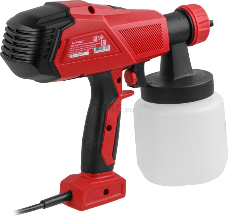 Краскораспылитель электрический WORTEX LX PS 0740 (0333221) - Фото 3
