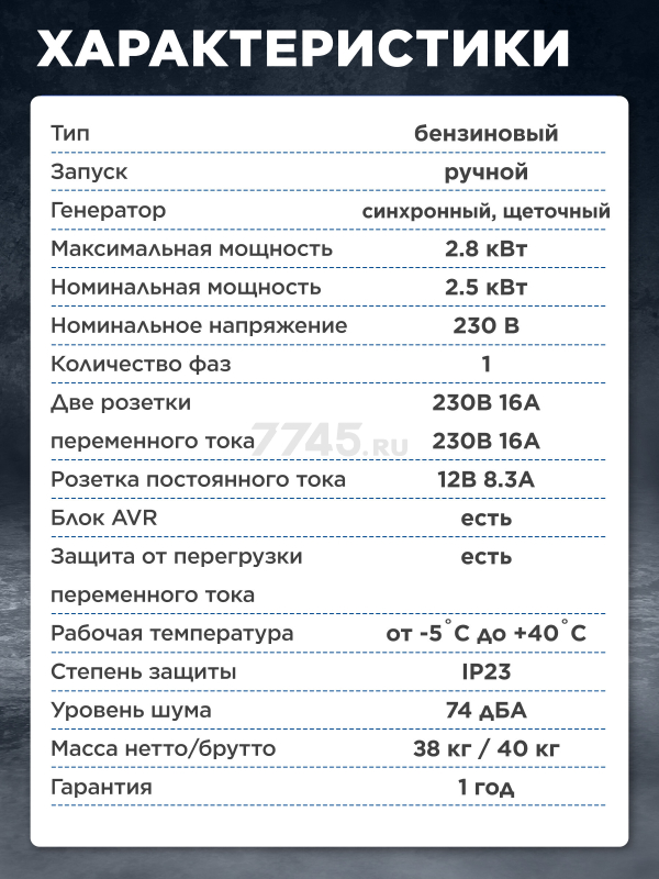 Генератор бензиновый ECO PE-4001RS Black Edition (EC1565-1) - Фото 5