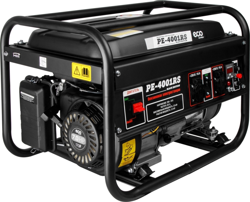 Генератор бензиновый ECO PE-4001RS Black Edition (EC1565-1) - Фото 8