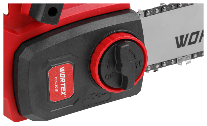 Пила цепная аккумуляторная WORTEX CEC 3018 XLT SOLO (0333223) - Фото 15