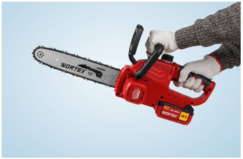 Пила цепная аккумуляторная WORTEX CEC 3018 XLT SOLO (0333223) - Фото 19