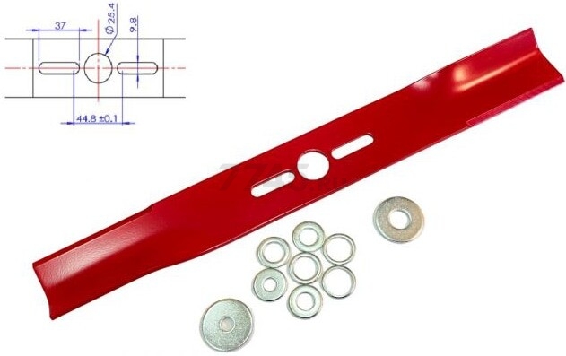 Нож для газонокосилки RIPARTS прямой (UBS-20-508)