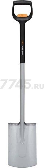 Лопата штыковая FISKARS Xact телескопическая прямая (1066733) - Фото 4