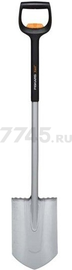 Лопата штыковая FISKARS Xact телескопическая закругленная (1066732) - Фото 8