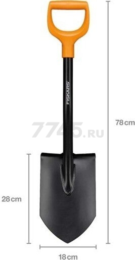 Лопата туристическая FISKARS Solid (1066715) - Фото 11