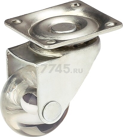 Колесо мебельное STARFIX d35 мм с поворотной площадкой (SMF-18011)