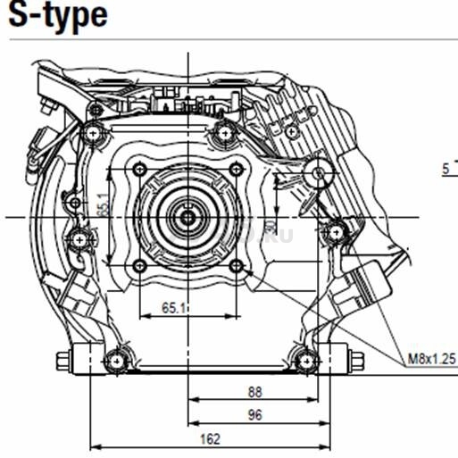 Двигатель бензиновый ASILAK SL-170F-D20 - Фото 2