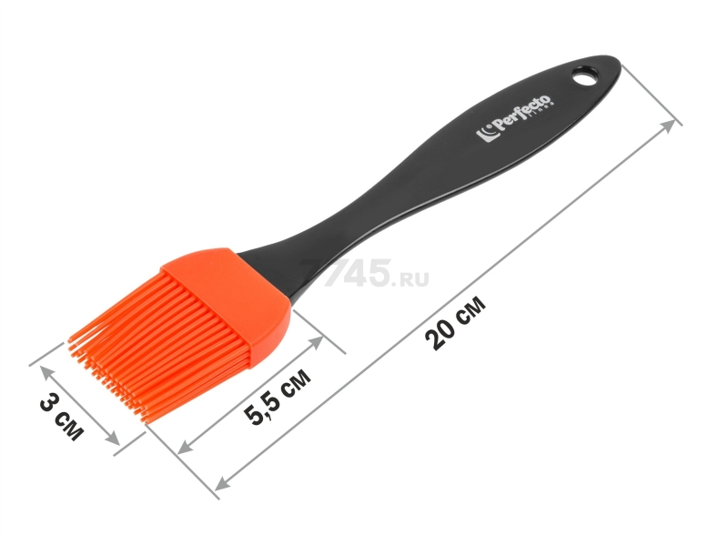 Кисточка силиконовая PERFECTO LINEA Handy (21-020000) - Фото 3