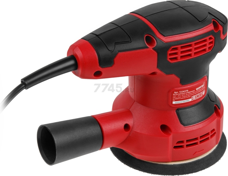 Шлифмашина эксцентриковая (орбитальная) WORTEX LX RS 1230 (1334376) - Фото 11