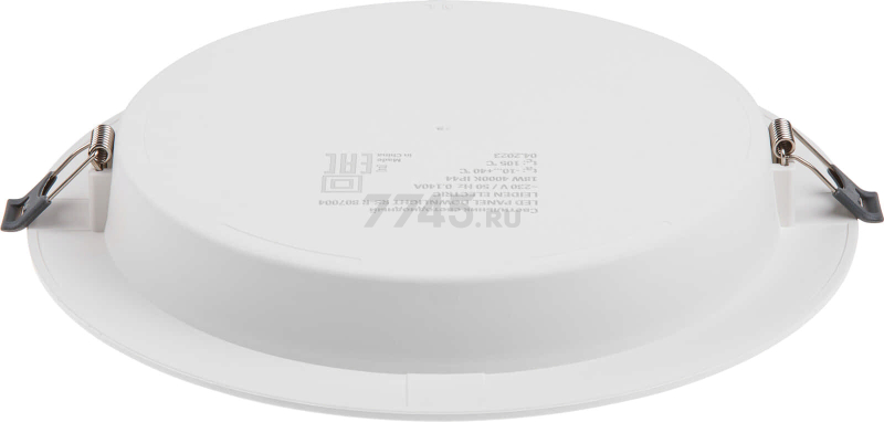 Светильник встраиваемый светодиодный 18 Вт 4000К LEIDEN ELECTRIC RS-R (807004) - Фото 4