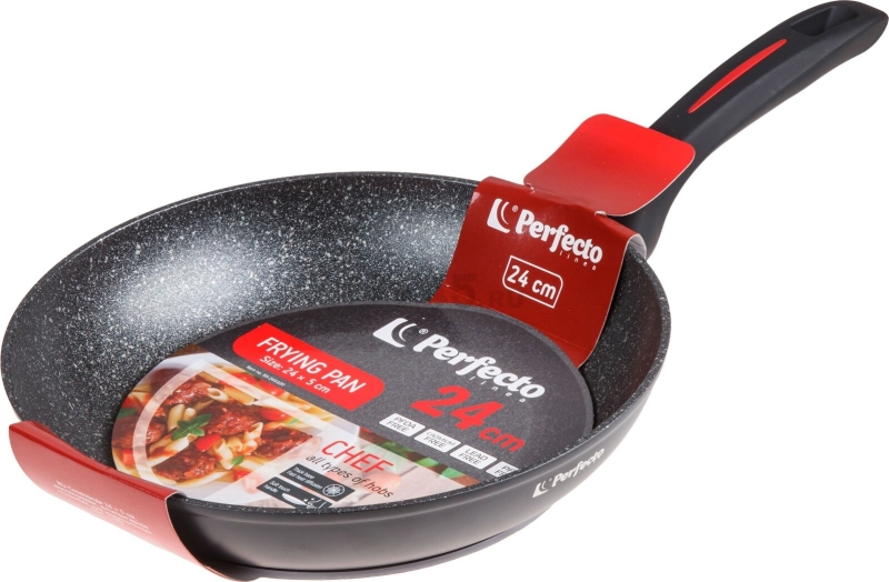 Сковорода алюминиевая 24 см PERFECTO LINEA Chef (55-245100) - Фото 4