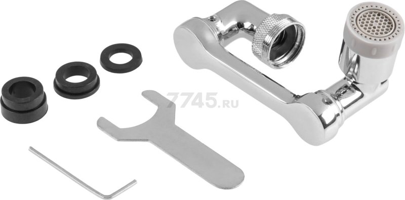 Аэратор для смесителя поворотный на шарнире AV ENGINEERING (AVSSS-106) - Фото 8