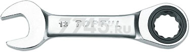 Ключ комбинированный 17 мм с трещоткой MINI TOPTUL (AOAB1717)