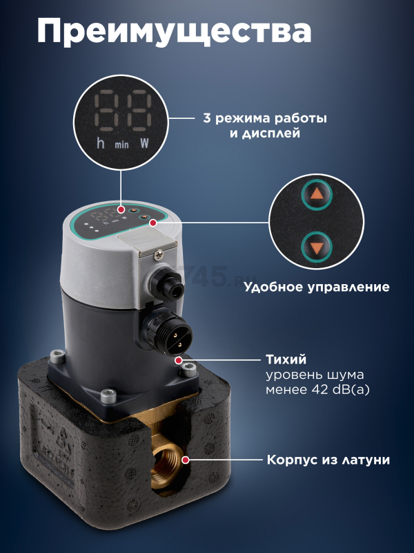 Насос циркуляционный A&P Comfort-ES II 15-1.5 (AP118H003) - Фото 2