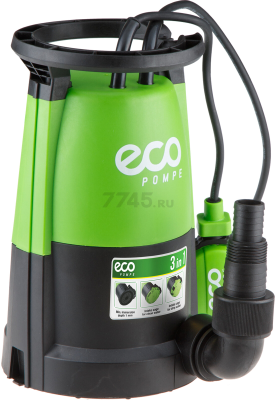 Насос дренажный 3-в-1 ECO DP-916i (EC4210-2) - Фото 10