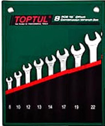 Набор ключей комбинированных 8-22 мм 8 предметов TOPTUL Pro-Line (GRAW0801)