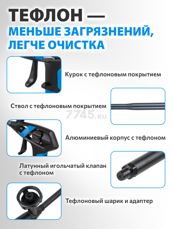 Пистолет для монтажной пены STARTUL Expert (SE4059) - Фото 3