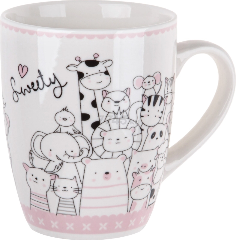 Кружка керамическая PERFECTO LINEA Animal Friends-2 360 мл (30-063442)