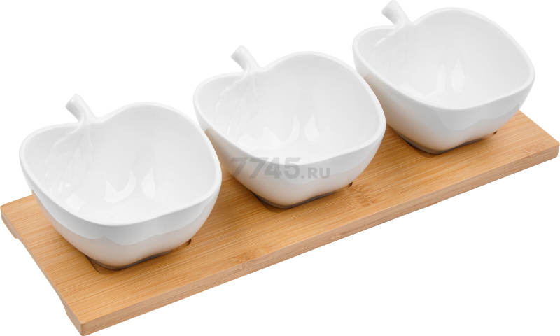 Менажница бамбуковая PERFECTO LINEA Bamboo 32х11х6 см (38-321110)