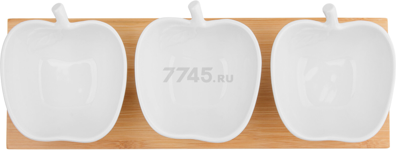 Менажница бамбуковая PERFECTO LINEA Bamboo 32х11х6 см (38-321110) - Фото 3