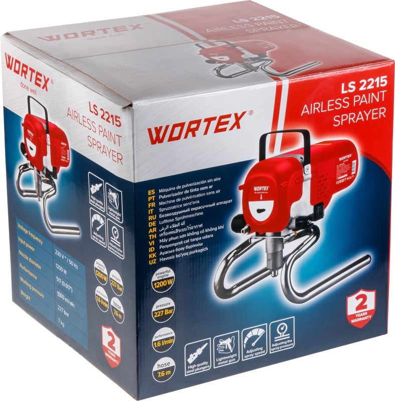 Аппарат окрасочный безвоздушный WORTEX LS 2215 (1304439) - Фото 21
