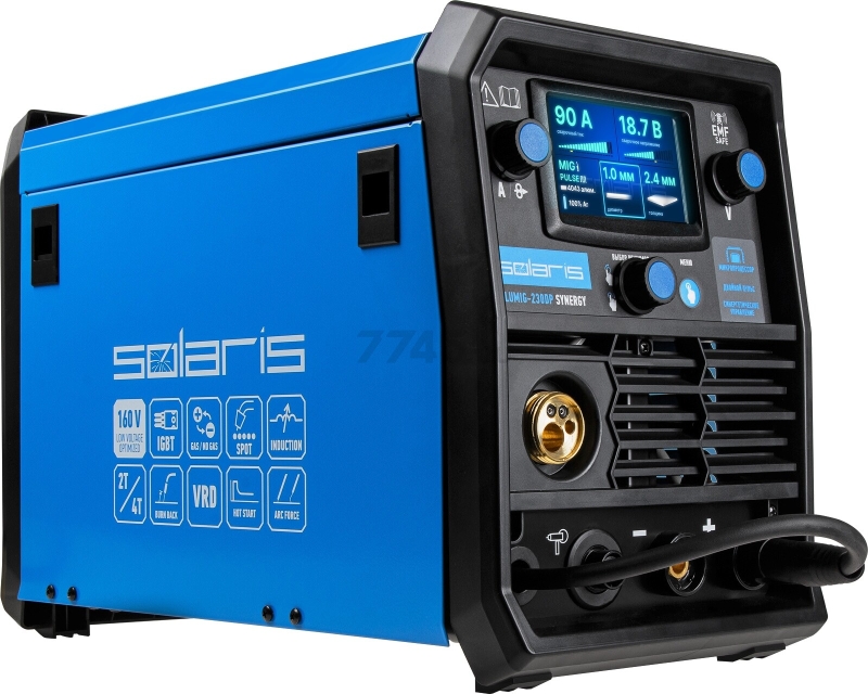 Полуавтомат сварочный SOLARIS ALUMIG-230DP SYNERGY (SL1539-2) - Фото 9