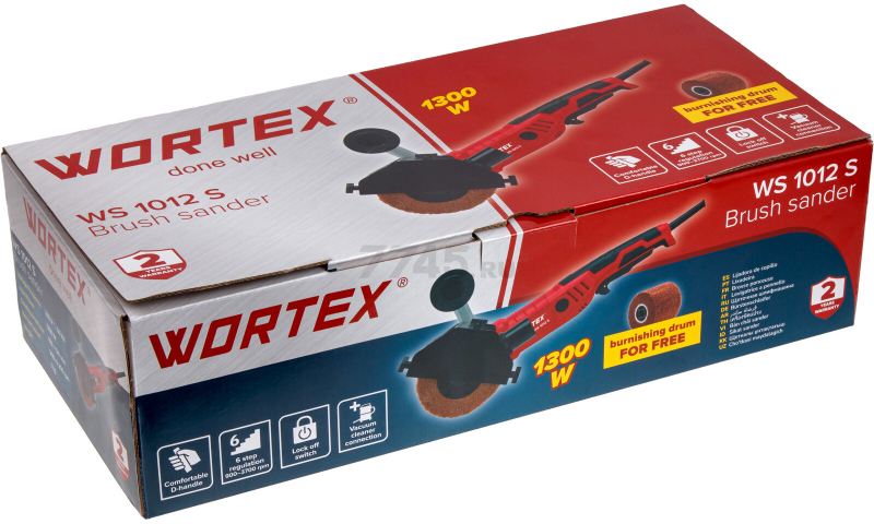 Шлифмашина щеточная WORTEX WS 1012 S (1304444) - Фото 13