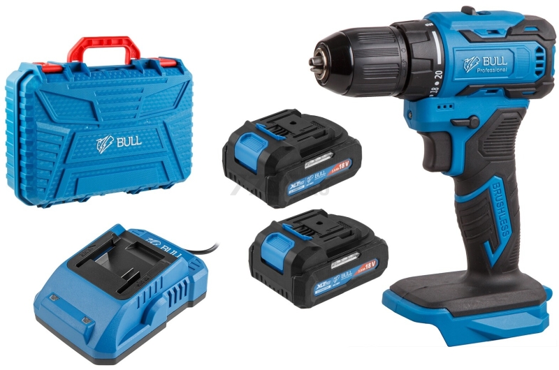 Дрель-шуруповерт аккумуляторная BULL SR 1804 XLTpro (1329421) - Фото 4