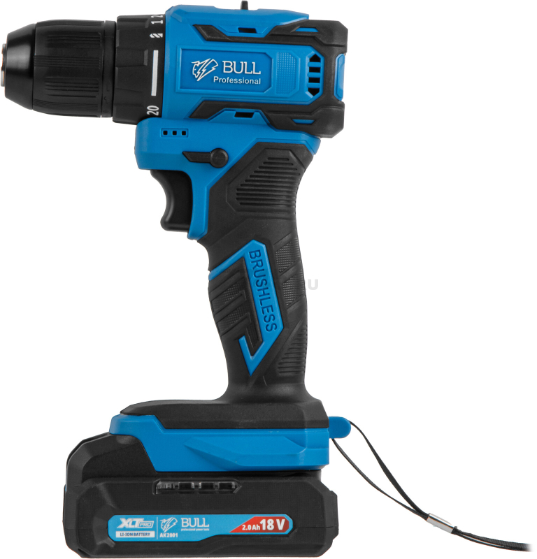 Дрель-шуруповерт аккумуляторная BULL SR 1804 XLTpro (1329421) - Фото 6
