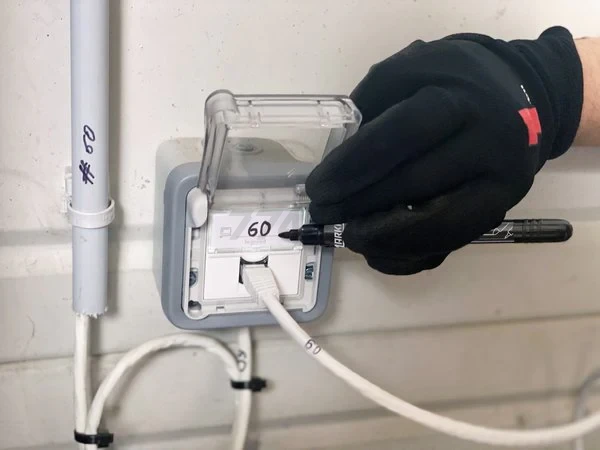 Маркер перманентный двухсторонний MARKAL Dura ink dual tip черный (96283) - Фото 2