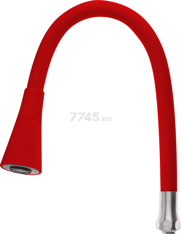 Излив гибкий для смесителя AV Engineering красный (AVZAP-2SRD) - Фото 9
