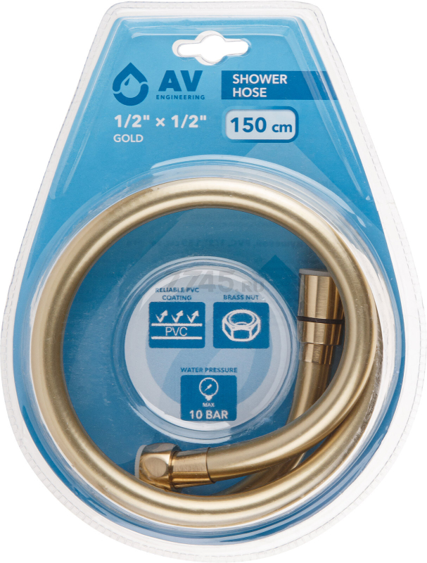 Шланг душевой AV ENGINEERING 150 см  (AVSSS-116)
