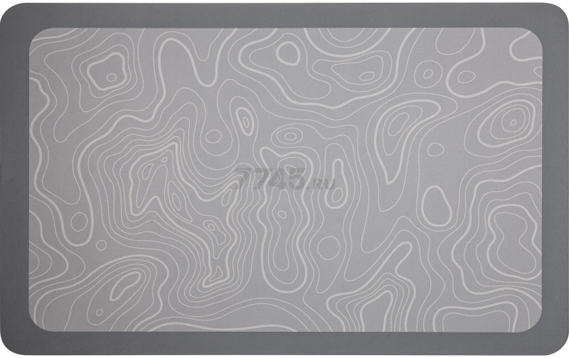 Коврик для ванной комнаты 50х80 см PERFECTO LINEA Diatomite Grey Abstract (22-508001)