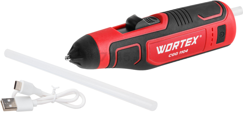 Пистолет клеевой аккумуляторный WORTEX CGG 1104 (1334530) - Фото 4